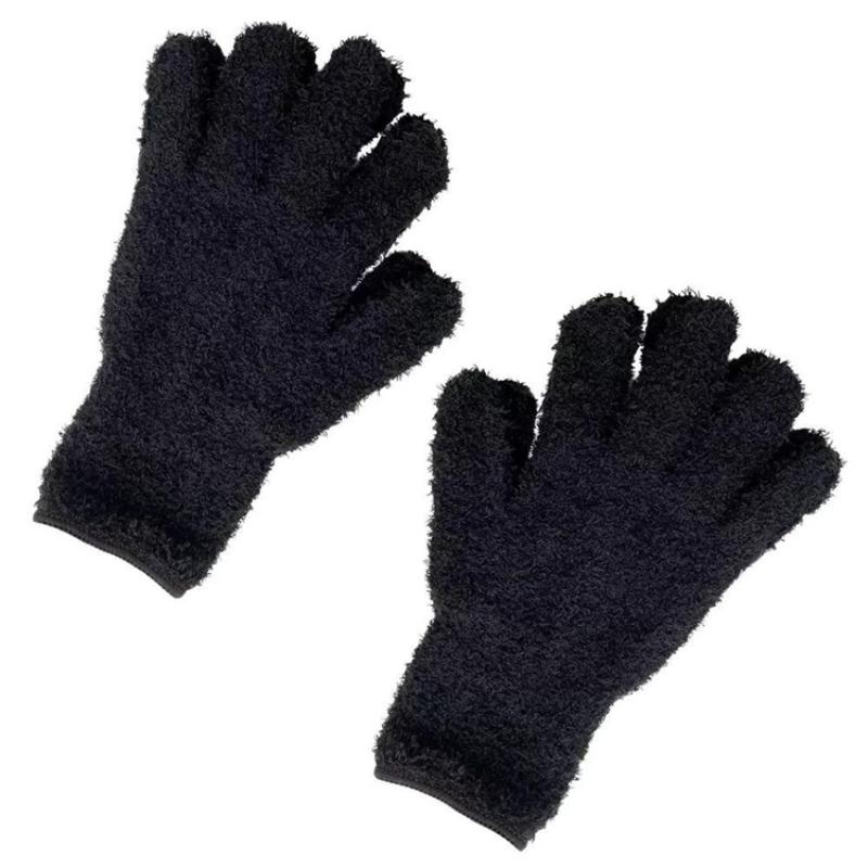 Microfiber Dusting Gloves - Stretchable & Breathable Cleaning Gloves, Non-Waterproof For Cars, Boats, Rvs, Pools, Home, Kitchen