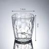 1 Pc Acrylic Drinking Glass Shatterproof Water Tumbler Unbreakable Reusable Beer Champagne Cup Dishwasher Safe for Party