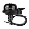 WEST BIKING YP0706069 Bicycle Bell Clear Sound Mini Brass Bell Adjustable Mount for 19-31.8mm Handlebar