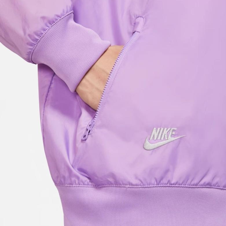 Nike Sportswear Multi-Futura Embroidered Logo Sports Woven Hooded Jacket Men Jacket Purple DM7924-589