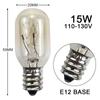 E12s Small Screw Refrigerator Bulb 110-130v 15W Super Bright Lighting Tool For Range Hood Sewing