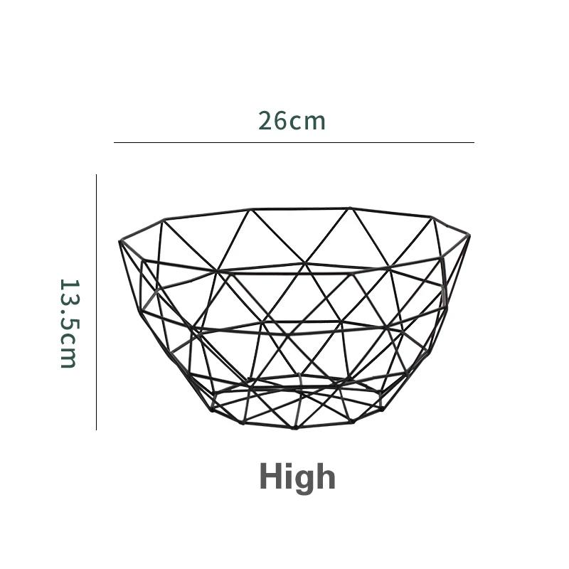 Bol cu fructe suport pentru tort Farfurii veselă Vase Farfurie pentru gustări Coș cu fructe din fier Farfurie creativă pentru fructe Coș de depozitare pentru gustări și bomboane
