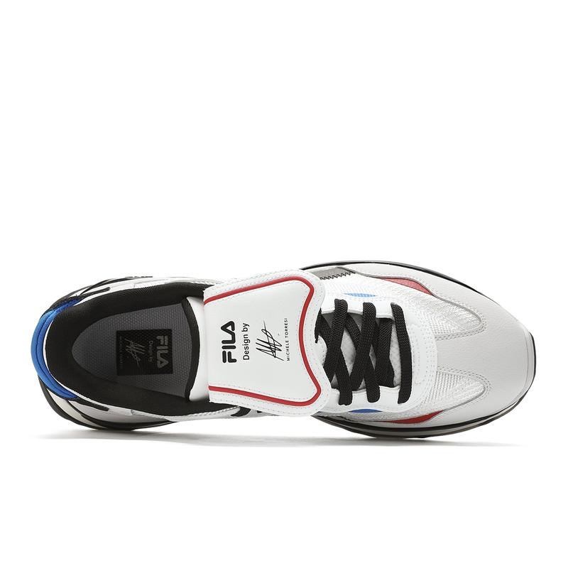 Fila Km2 Retro Nostalgic Pioneer Trend Durable Low-Top Lifestyle Casual Shoes Men Sneakers White Gray F12M433105FBN