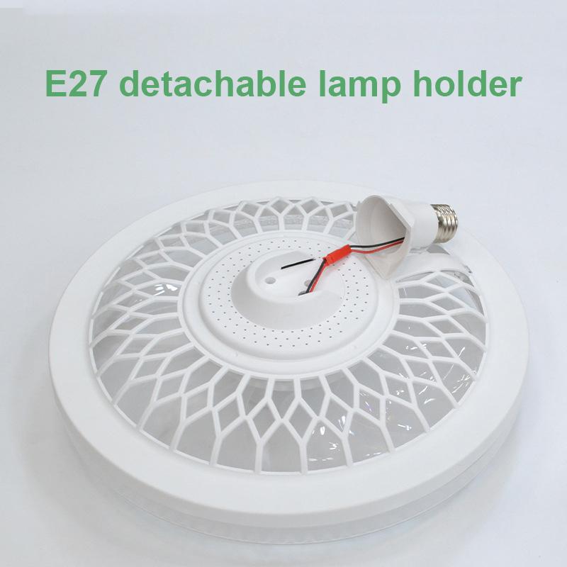 Rotatable 3in1 Ceiling Fan with Remote Control Lighting Lamp E27 Converter Base Lighting Base Bedroom Living Room Miflame