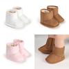 Unisex Baby Soft Sole Plush Snow Boots (0-1 Year): Non-Slip, Warm Cotton Shoes for Toddlers