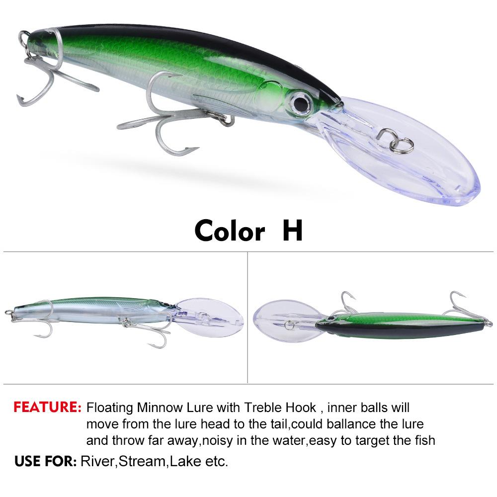 Long Throw Rice Nuolure Bait 17cm/19.5cm/22.5cm Sea Fishing Mackerel Golden Spear Bait Biomimetic False Bait