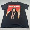 Maglietta Roger Waters Adulto Taglia L Nera Sbiadita Musicista Pink Floyd Band Rock Cantante T-shirt Unisex