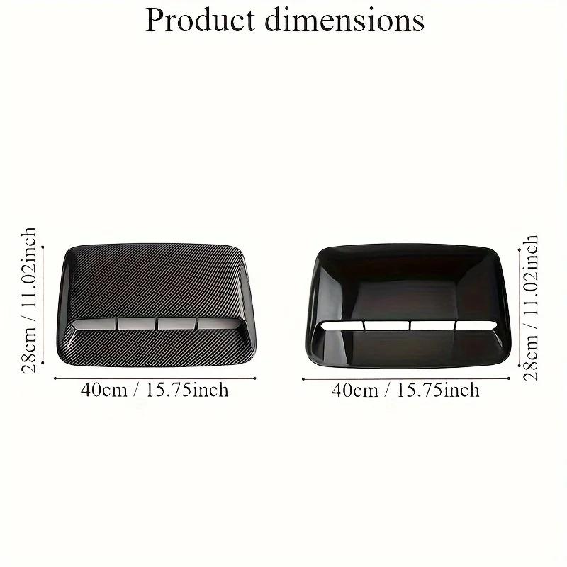 Hood Scoop Body Kit Replacement Car Air Flow Decorative Intake for Automobile Modification High Reliability Sturdy Quality