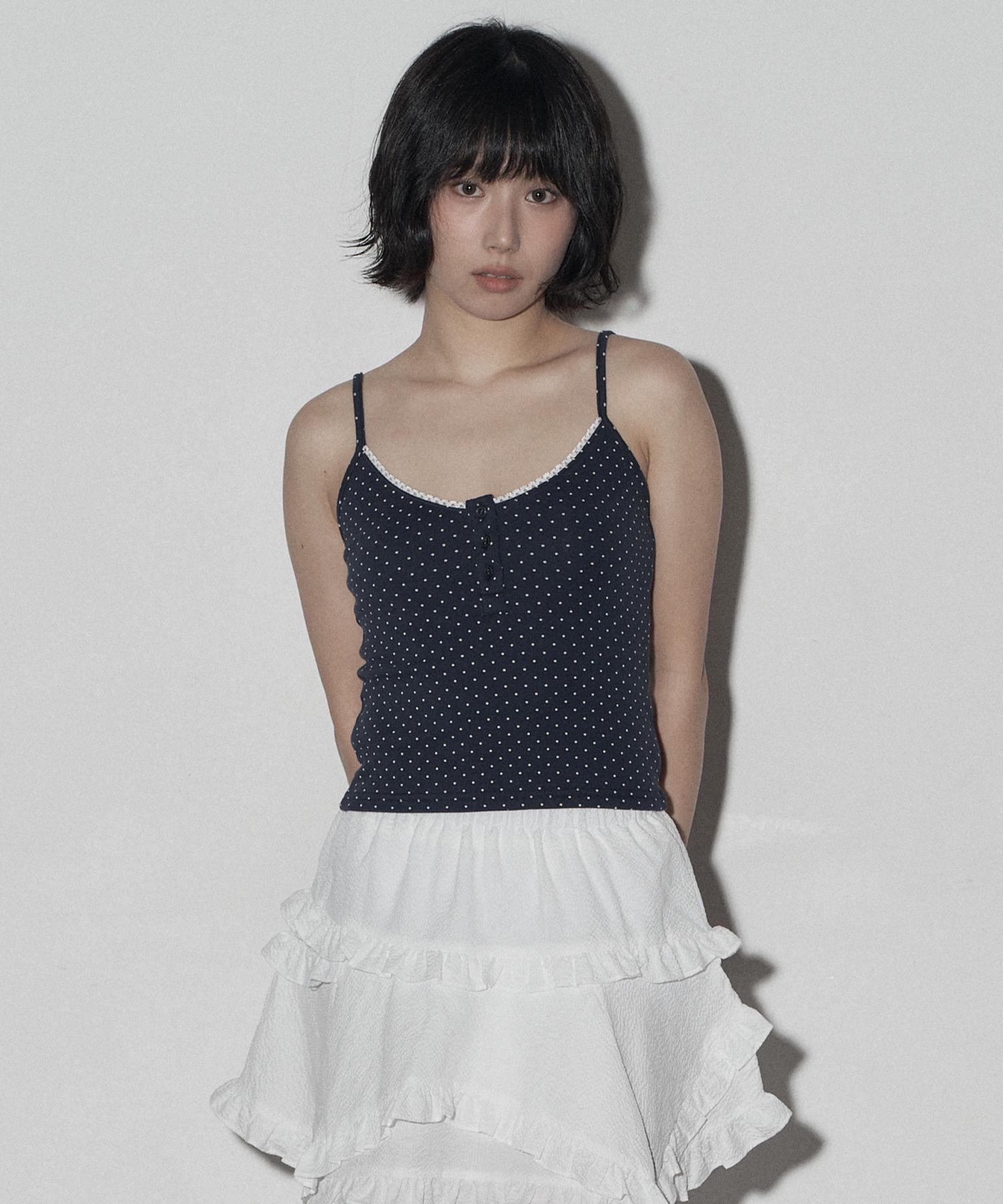 Midnight Move Dot Top (Navy) Navy