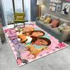 Cartoon Spirit Riding Free Horses 3D Carpet Rug for Home Living Room Bedroom Sofa Doormat Decor,kid  Area Rug Non-slip Floor Mat
