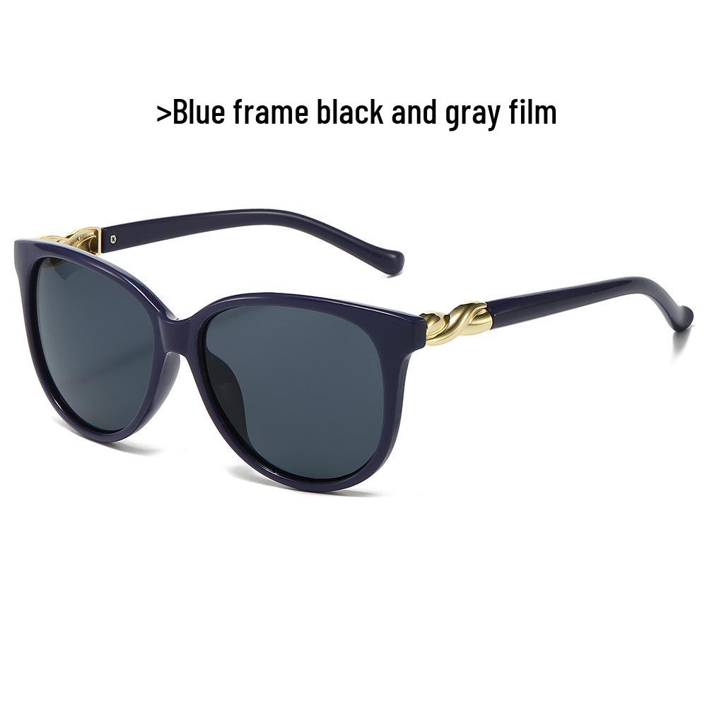 New Stylish Retro Large-Frame Women's Sunglasses - Versatile and Trendy for Outdoor Street Style