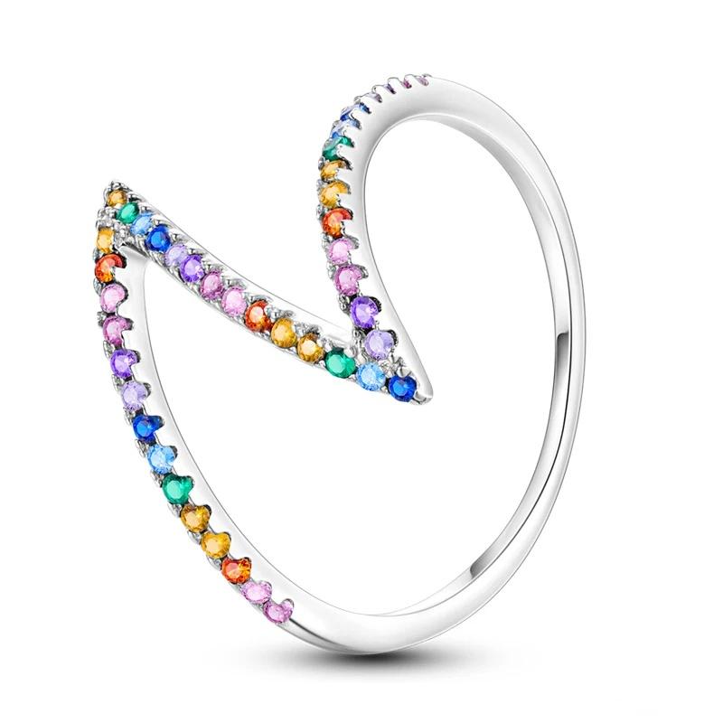 New Disney Fashion Sun Sapphire Couple Fit Pandora Birthday Gift Valentine's Day Limited Edition Ring