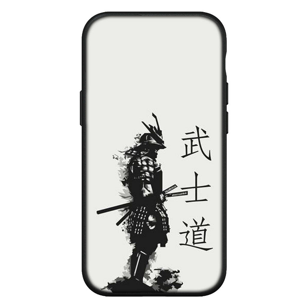 Cover for iPhone 17 16 15 Xiaomi Poco Redmi Note 14 13 12 11 Pro Max 9 16e Samsung Galaxy S25 S24 S23 OPPO Huawei Bushido Samurai Yin Yang Phone Case