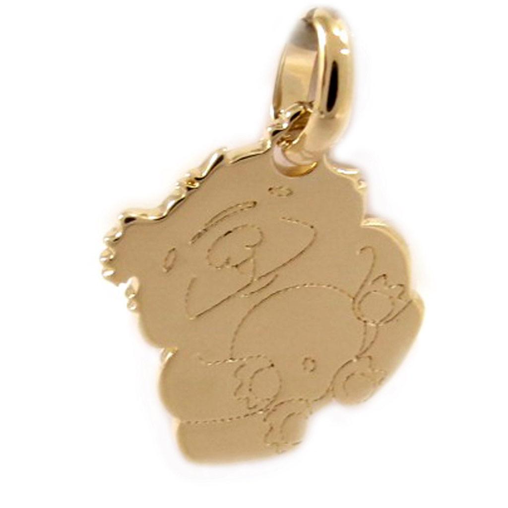 Les Trésors De Lily [K9331] - Vergoldeter 'Murmeltier'-Anhänger