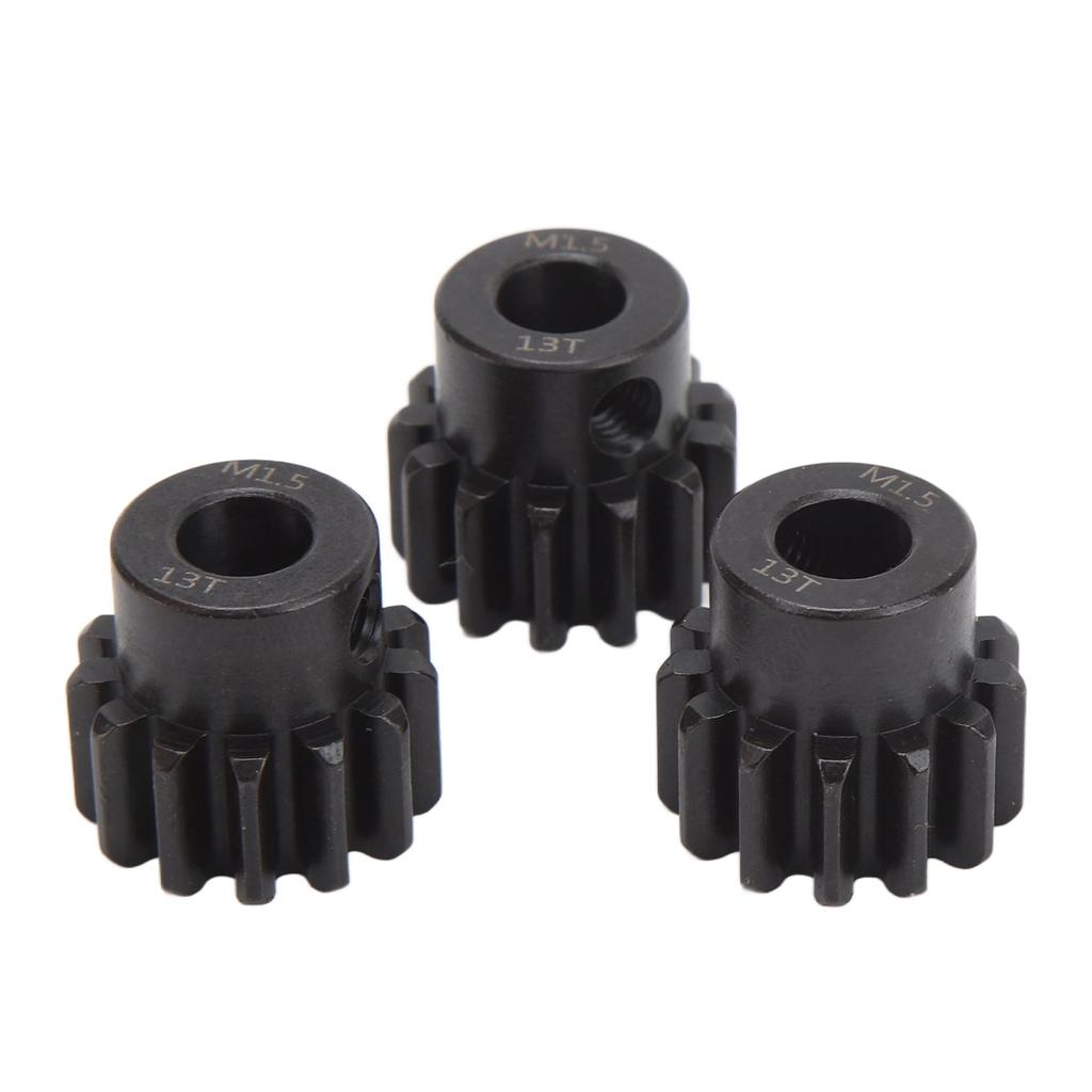 3 Stück RC Auto Zahnradsatz M1.5 8mm Innenbohrung Stahl Auto Motorritzel für 15 18 110 Modellauto 13T