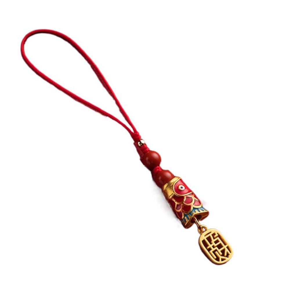 Good Luck Koi Mobile Phone Chain Chinese Style Koi Mobile Phone Strap Koi Phone Lanyard  U Disk