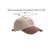 Korean Style Color Block Baseball Cap Cotton Mesh Breathable Hat with Embroidered Letters for Women  Outdoor Casual Fashion Wear