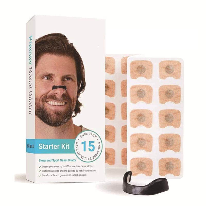 

Magnetic Nose Strips Intake Breathing Anti-Snoring Nose Clip Nasal Breathing Dilators Kits Increase Sports Air Improve Sleeping білий