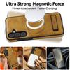 For Samsung Galaxy S25+ Case Compatible with MagSafe Kickstand Leather Phone Back Cover