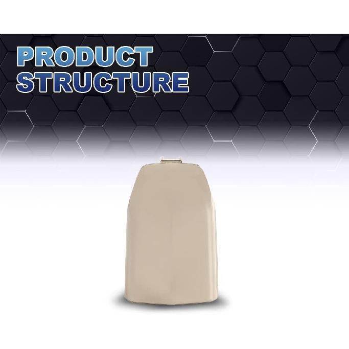 PIT66 Front Outside Door Handle Chrome Cover, Compatible with 2015-2019 Cadillac Escalade ESV/2015-2019 Cadillac Escalade Base Luxury Platinum