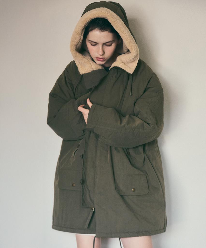 Wednesdayoasisforwomen N-3B Fishtail Flight Tumble Padded Field Coat_Khaki(Wc25-Ot05)