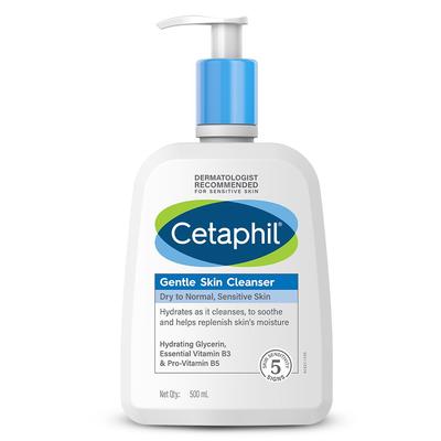 Gentle Skin Hydrating Face Wash Cleanser For Dry Normal Sensitive Skin With Niacinamide And Vitamin B5 Sulphate Free 500ml