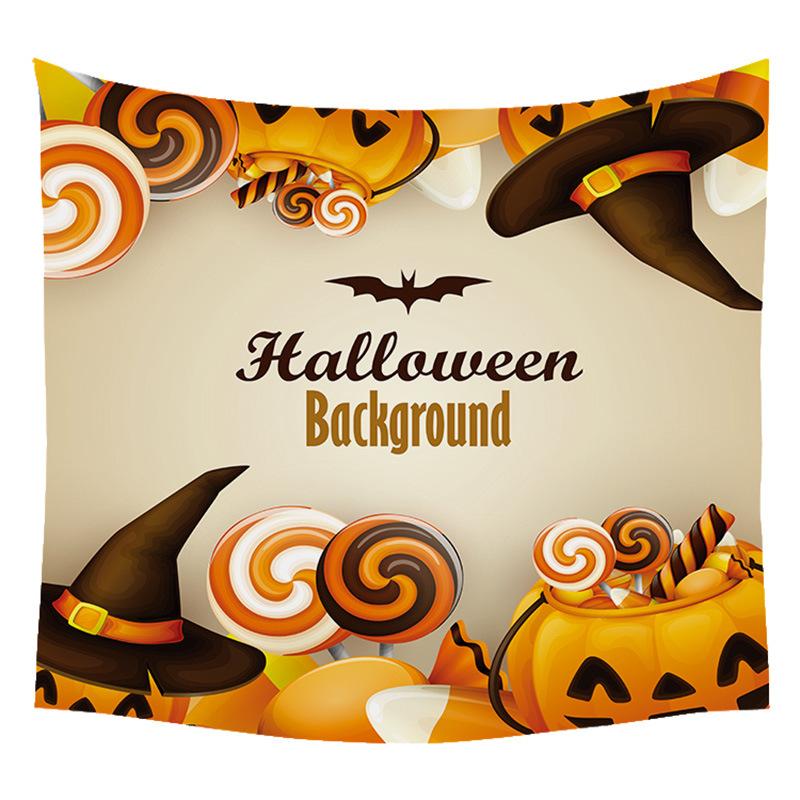 Гобелен с тыквой и летучей мышью — фото 12