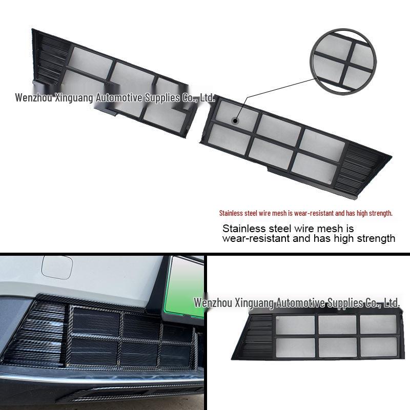 Deep Blue S05 EV Windshield Insect Screen - Black Carbon Fiber Exterior Decoration (Compatible with 25 Models)