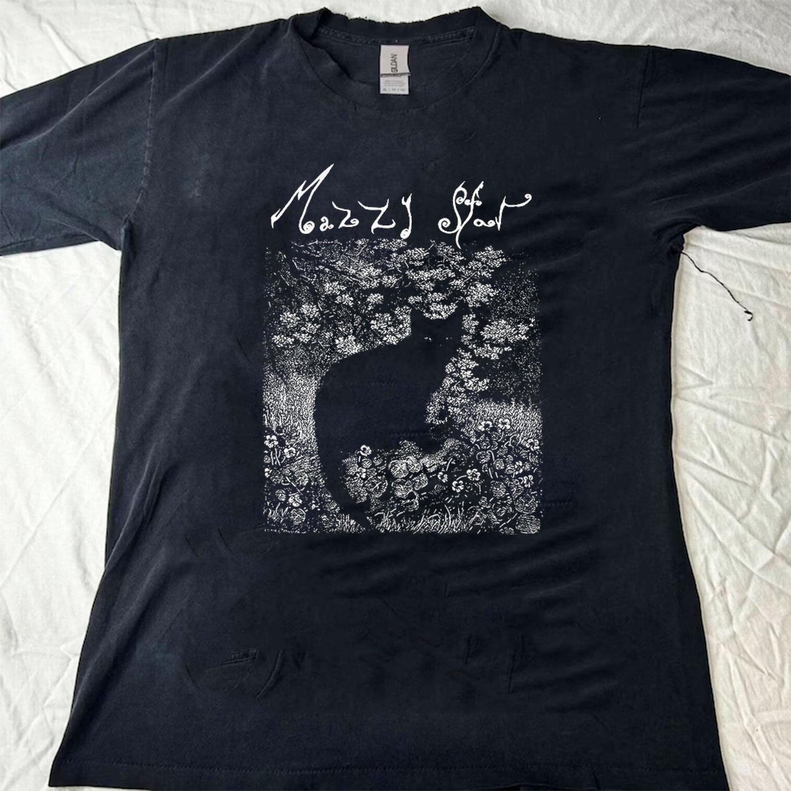 Mazzy Star Cat Shirt, 90s Alternative Rock, Hope Sandoval Tee, Mazzy Star fan gift, Unisex shirt 4XL
