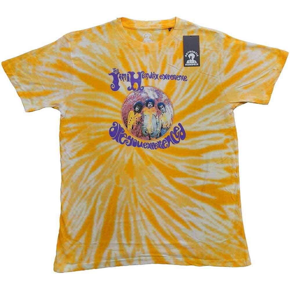 Jimi Hendrix Are You Experienced T-Shirt Yellow New Unisex T-Shirt S