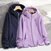 Couple Plus Fleece Sweater Unisex Same Style Autumn and Winter Casual Loose Outdoor Cardigan Lamb Fleece Jacket