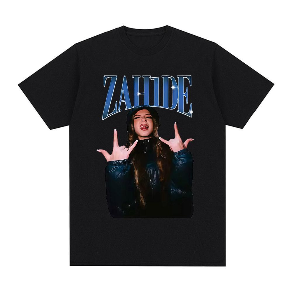 

Футболка з двостороннім принтом Zahide Merch Чоловічий Жіночий Одяг Модні Футболки Літня Бавовняна Оверсайз Футболка з круглим вирізом та коротким рукавом 4XL