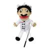 40-60cm Grande Jeffy Niño Marioneta de Mano Juguetes de Peluche Removible Niños Muñeca Suave Utilería de Fiesta para Programa de Entrevistas Marioneta Muñeco de Peluche para Niños Regalo