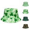 Men's And Women's St. Patrick's Day Fisherman Hat Big Head Circumference Double-sided Basin Hat Outdoor Hat