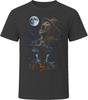 Scarecrow Howling At the Moon Spooky Jack O Lantern Gift T Shirt