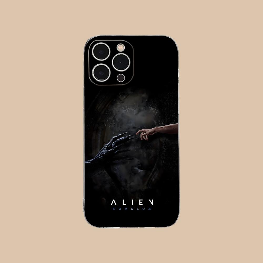 Alien Romulus Mobile Cell Phone Case for iPhone 17 16 15 14 13 12 11 X XR XS Air Pro Max Plus Mini Clear Colorful Cover Luxury
