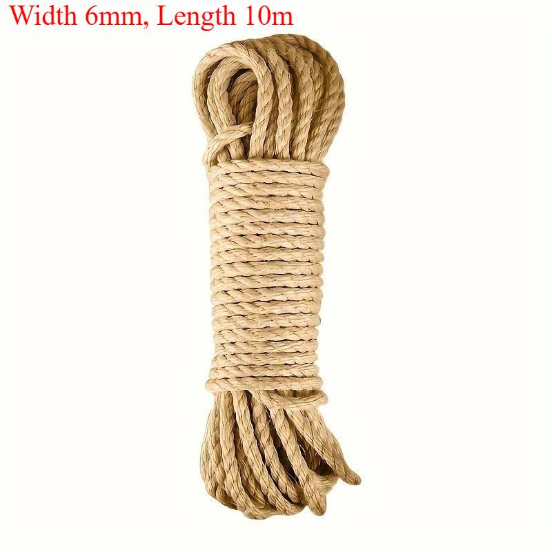 חבל סיסל טבעי חבל גירוד חתול עץ גירוד צעצוע עשה זאת בעצמך צעצוע טופר ריהוט מגן עמוד גירוד