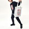 Fila X Have A Good Time Collaborative Letter Print Round Neck Pullover Sweatshirt Men Sweatshirt Black F11U149204F-BK