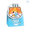 2026 Horse Year Mini Desk Calendar Cartoon Portable Coil Monthly Calendar Planner Office And Home Decor New Year'S Present