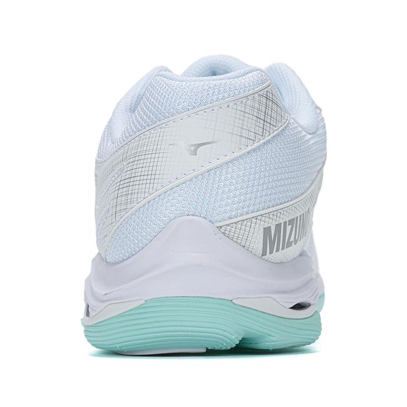 Mizuno  Wave Voltage 2 White Blue Tint Women Sneakers V1GC246045