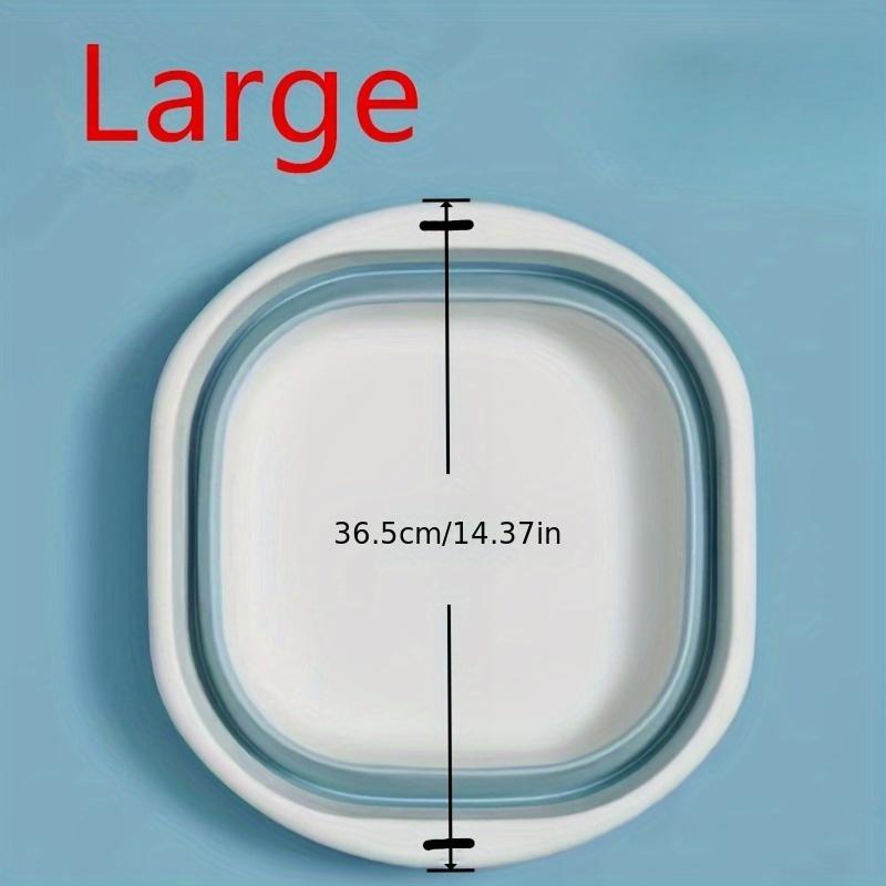 Foldable Washbasin Binaural Portable for Home Dorm and Outdoor Use for Foot Washing Hand Washing Essential for Back Toschool