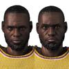 Medicom Toy MAFEX 127 LeBron James Angeles Action Approximately 185mm Tall No. (Los Lakers) Pre-painted Figure,