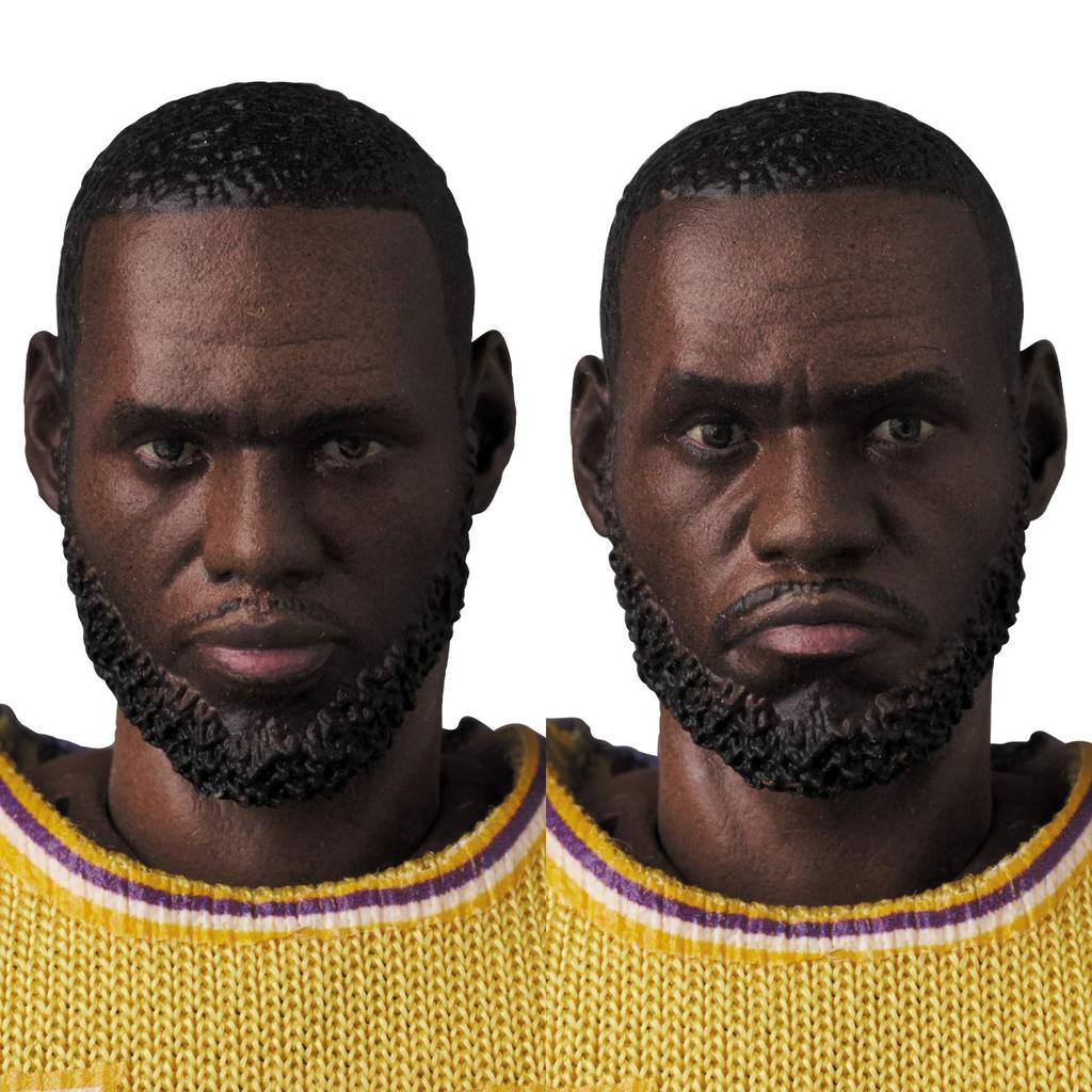 Medicom Toy MAFEX 127 LeBron James Angeles Action Approximately 185mm Tall No. (Los Lakers) Pre-painted Figure,