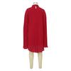 Women's Solid Color Batwing Sleeve Loose Chiffon Dress