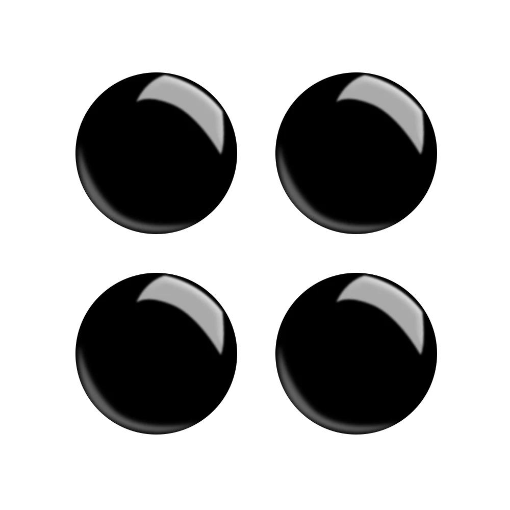 

Наклейка на замочную скважину двери автомобиля универсальная защитная наклейка на замочную скважину двери круглая антиблокировочная пылезащитная самоклеящаяся наклейка для BMW 4pcs чёрный