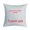 Nordic Faux Linen Solid Color Pillowcase – Cotton Blend Sofa Backrest Cushion