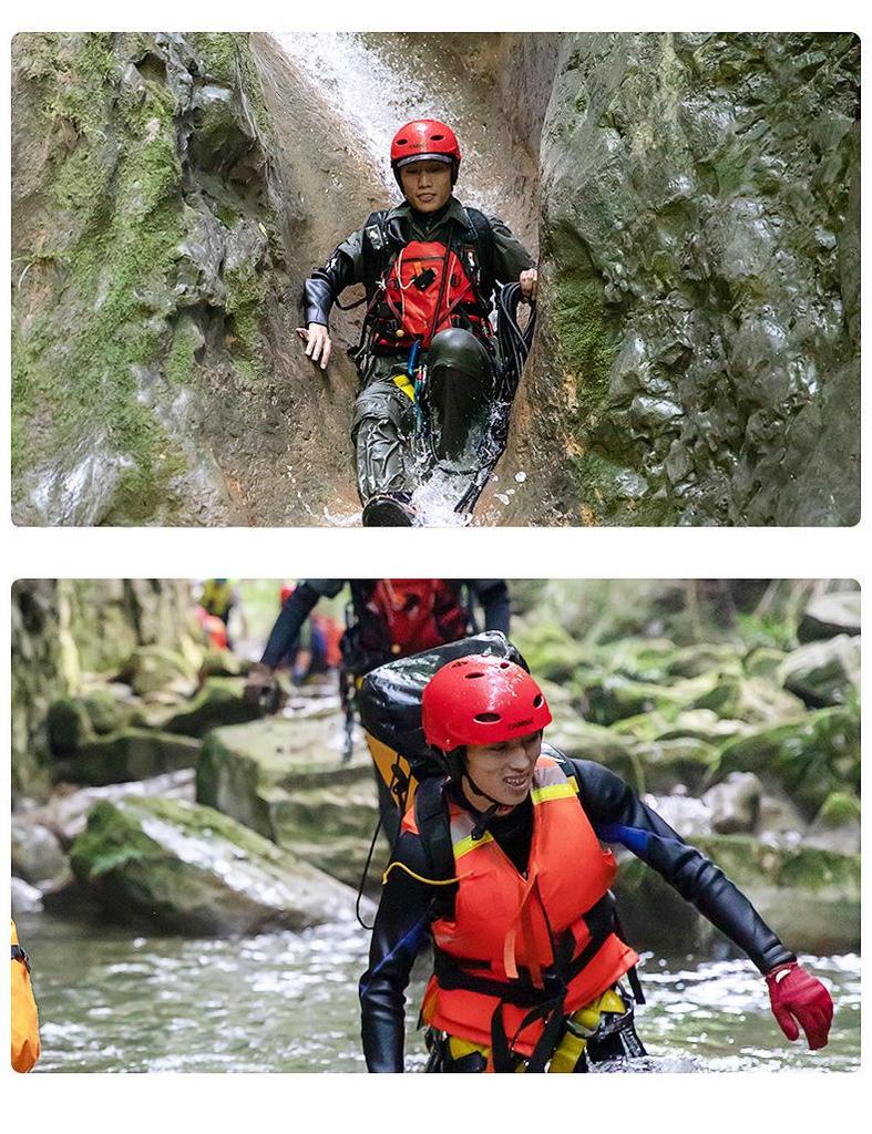 Kanle Outdoor Sicherheitshelm zum Klettern, Bergsteigen, Canyoning, Rafting und Bootfahren.
