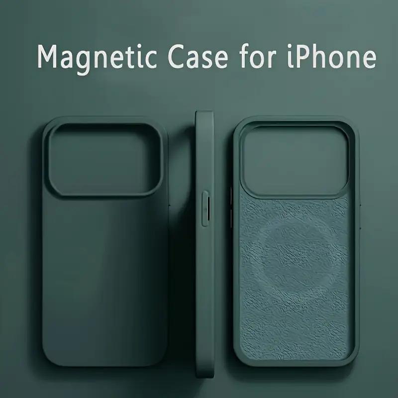 Magnetic  Liquid Silicone Shockproof Case For iPhone 17 Air 16 15 14 13 12 11 Pro Max For Magsafe Wireless Charge Cover