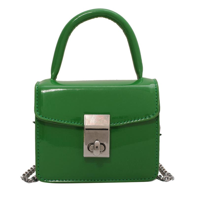 Small Square Bag Women's New Fashionable Square Chain Shoulder Bag Messenger Bag