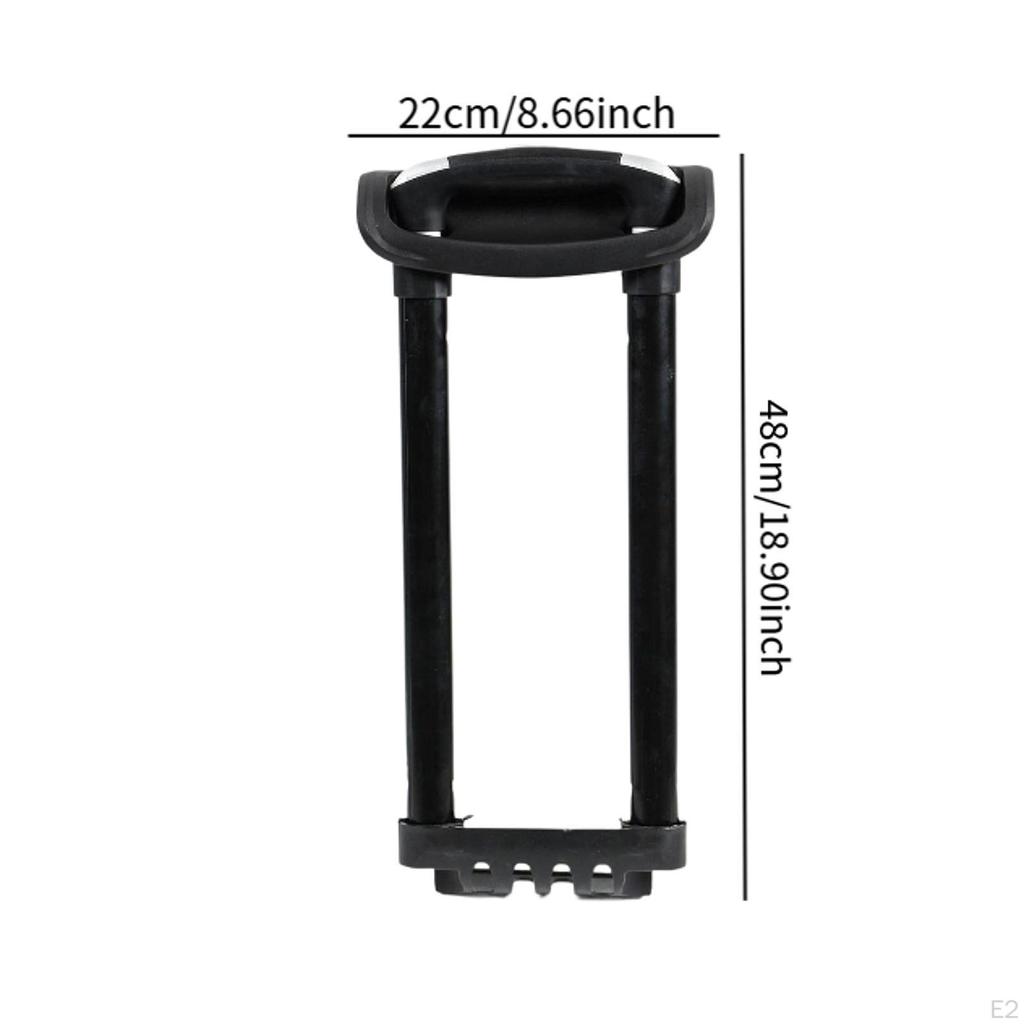 Suitcase Telescopic Handle Accessories Pull Out Rod Wear Resistant Portable Convenient Replacement